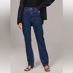 Abercrombie & Fitch Curve Love 90’s straight leg ultra high rise. Size 18 short.